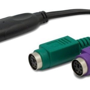USB to PS2 Converter Cable Connect for Keyboard Mouse