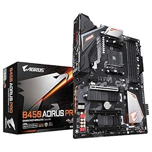 GIGABYTE B450 AORUS PRO ATX Motherboard with Hybrid Digital PWM, Dual M.2 ALC1220-VB
