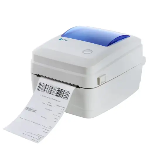 Atpos HQ450L 4 Inch (108mm) Thermal Barcode Shipping Label Sticker