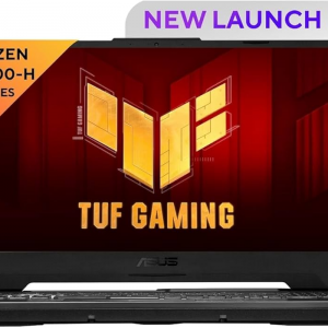 ASUS TUF Gaming A15, 15.6" (39.62 cms) FHD 144Hz, AMD Ryzen 7 4800H, 4GB GeForce RTX 3050 Graphics, Gaming Laptop (16GB/512GB SSD/90WHrs Battery/Windows 11/Black/2.3 kg), FA506ICB-HN075W