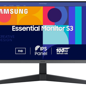 Samsung 27-inch (68.59cm) FHD, IPS Display, 100 Hz, 1920 x 1080 Flat Monitor, Bezel Less Design, AMD FreeSync, Flicker Free, HDMI, Display Port (LS27C330GAWXXL, Black)