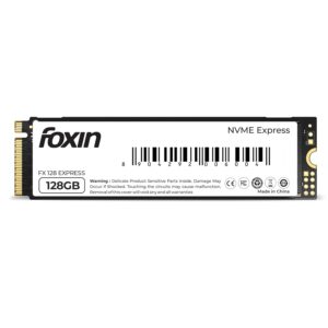 Foxin 128GB NVMe M.2 SSD | PCIe Gen 3.0 x4 Internal Solid State Drive With 3200MB/s Read, 2700MB/s Write | Micron Chipset, SMI Controller | Ultra-Low Power Consumption | 5-Year Warranty