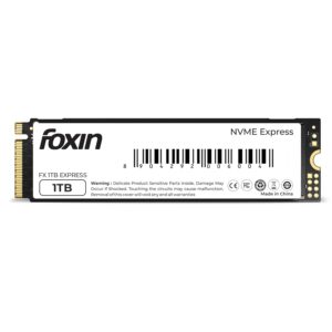 Foxin NVMe M.2 SSD 1TB – High-Speed PCIe Gen 3.0 Internal Drive, 3200MB/s Read, 2700MB/s Write, Micron Chipset, SMI Controller, Ideal for Gaming & Laptops - 5 Year Warranty