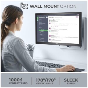 Foxin 19.5 Inch (48.26 cm) Flat LED Monitor | True Pixel HD Display, 1366x768p, 16.7M Colors, 5ms, 60Hz | HDMI & VGA Ports | Slim, Wall Mountable | Desktop/Office/CCTV Use | 1 Year Warranty