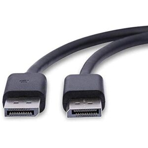 4K Resolution Displayport DP to DP Displayport Cable for Monitor, Personal Computer, Laptop, Projector (Black, 1.5m)