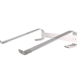 Zebronics-NS1900 Laptop Stand Featuring Aluminium Alloy Body, Anti-Slip Silicone Rubber Pads, Supports Maximum of 5kgs Weight (Silver) Tabletop