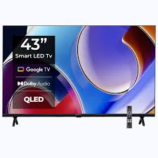 ZEBRONICS  43G1 GOOGLE PRO OS QLED TELEVISION WITH WALL MOUNT
